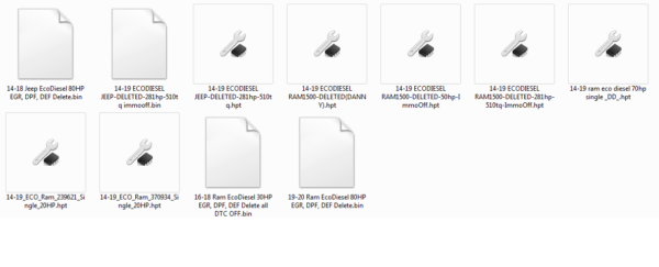 PACK FLASH FILE DELETED EcoDiesel 14-20 WhatsApp +447551909037