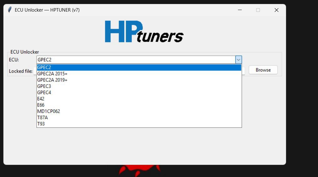 HPT ECU Unlocker Tool v7.0 for E42, E66, MD1CP062, T87A, T93, and More WhatsApp +447551909037